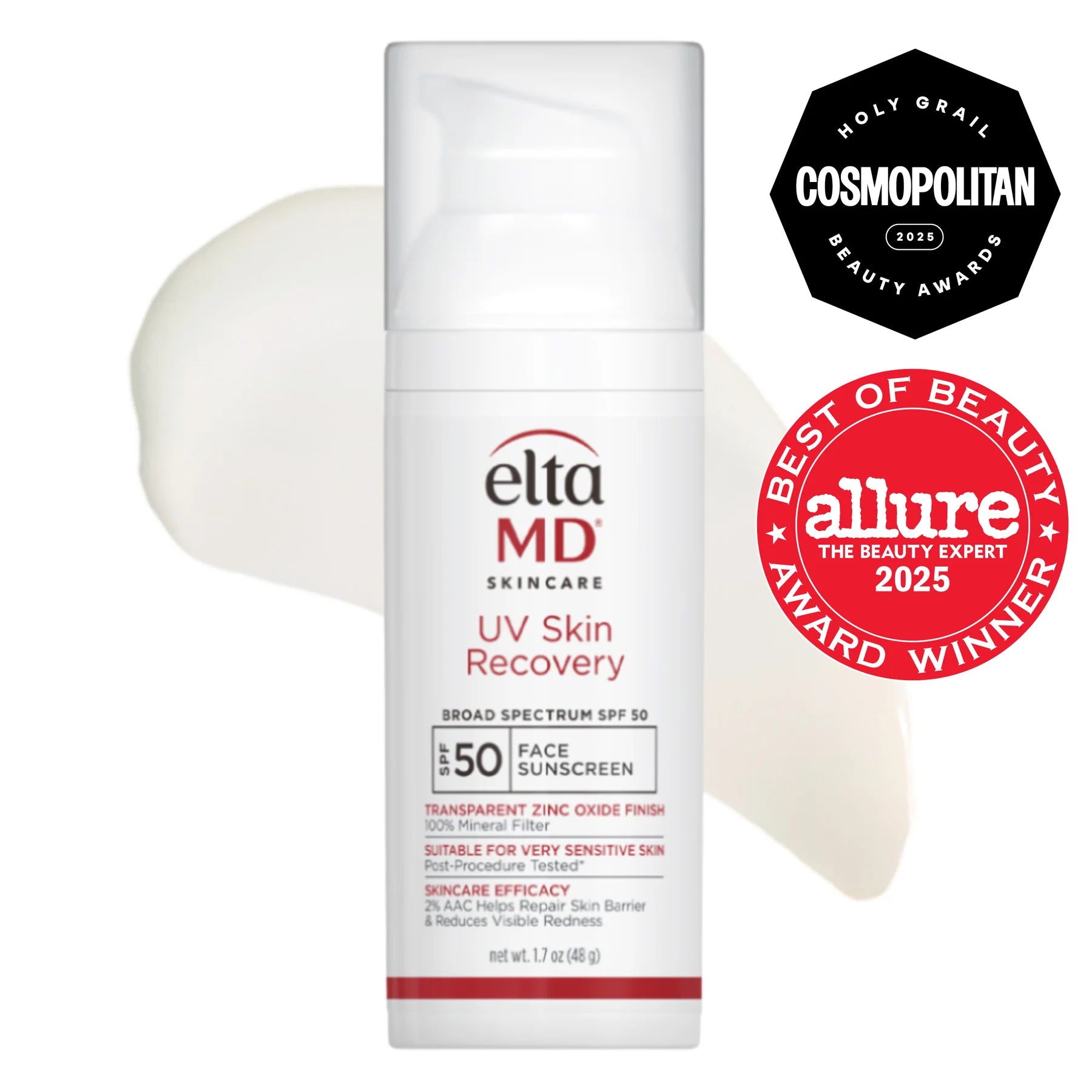 UV Skin Recovery Broad Spectrum SPF 50 Face Sunscreen